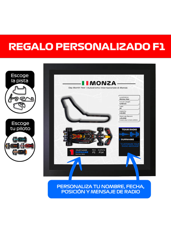 Piloto + circuito + mensaje