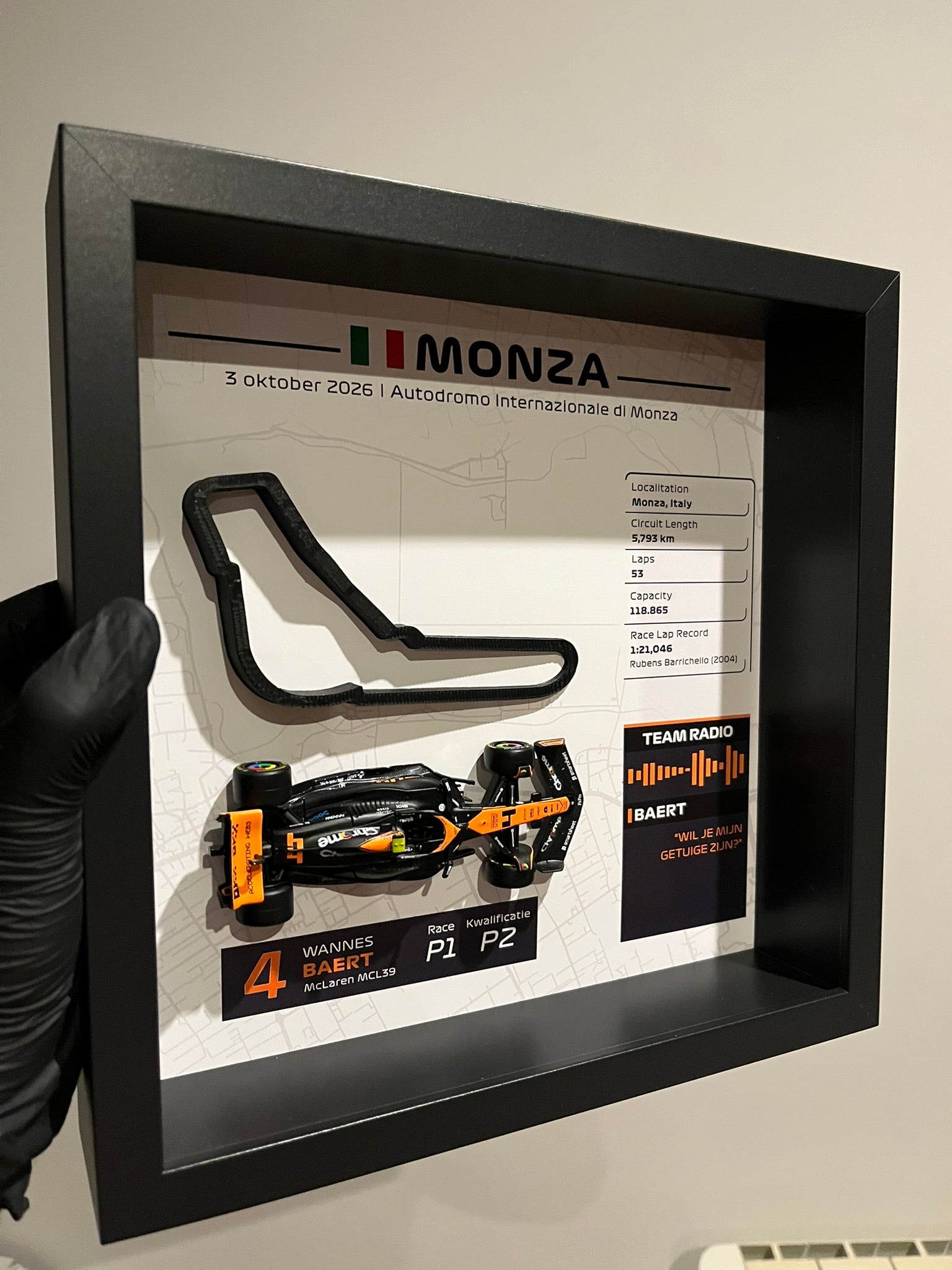 Personaliza tu cuadro 3D de F1