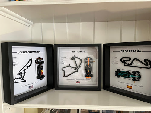 Crea tu cuadro de Formula 1: Circuito + Piloto