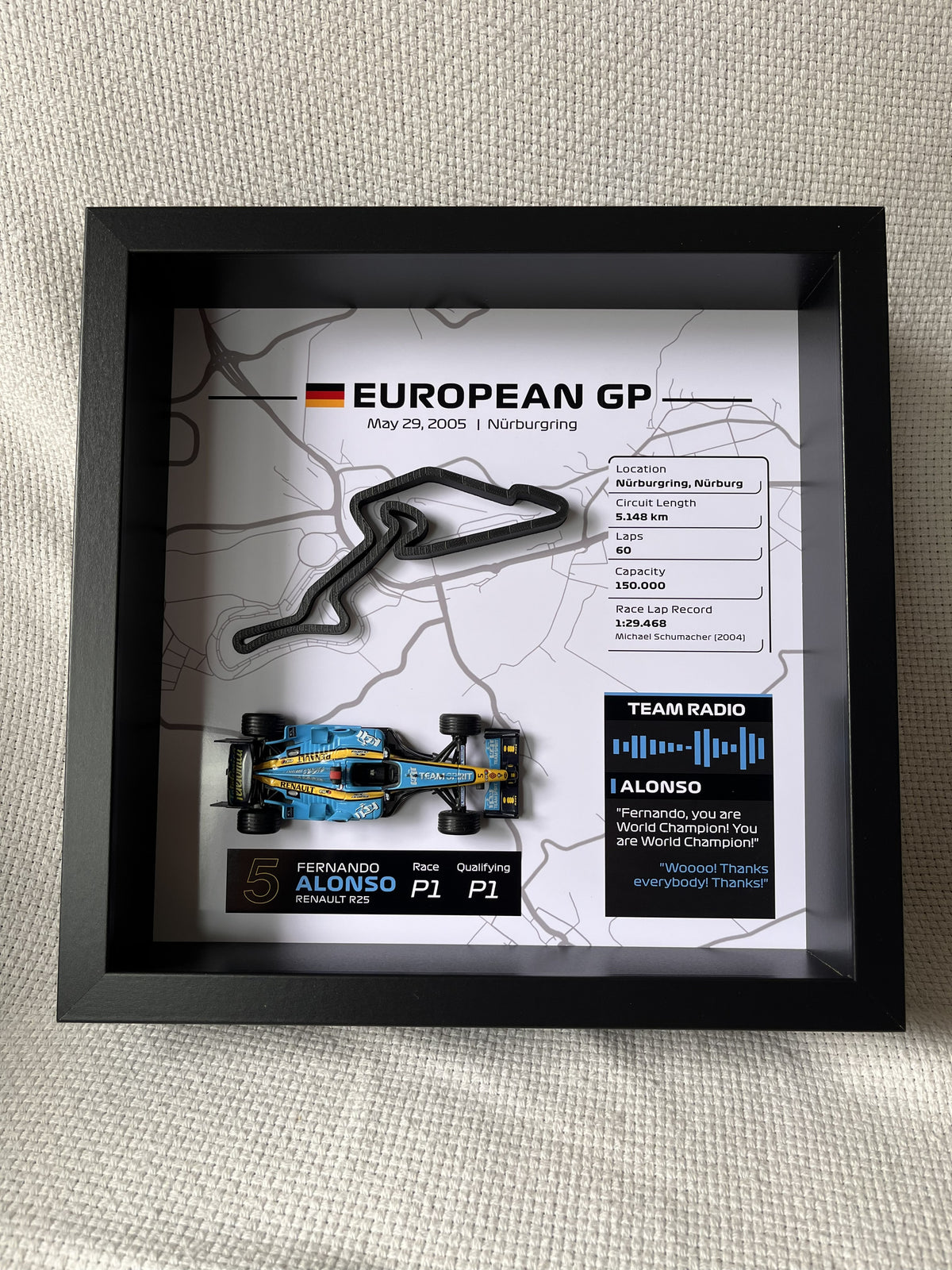Gran Premio de Europa 2005,  Nürburgring — Fernando Alonso, Renault R25