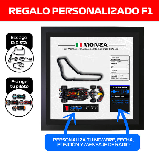 Personaliza tu cuadro 3D de F1