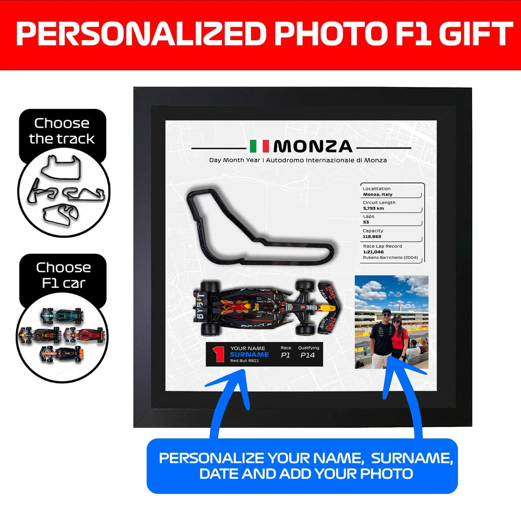 Personaliza tu cuadro 3D de F1 + Fotografía