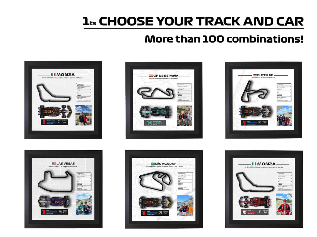 Personaliza tu cuadro 3D de F1 + Fotografía