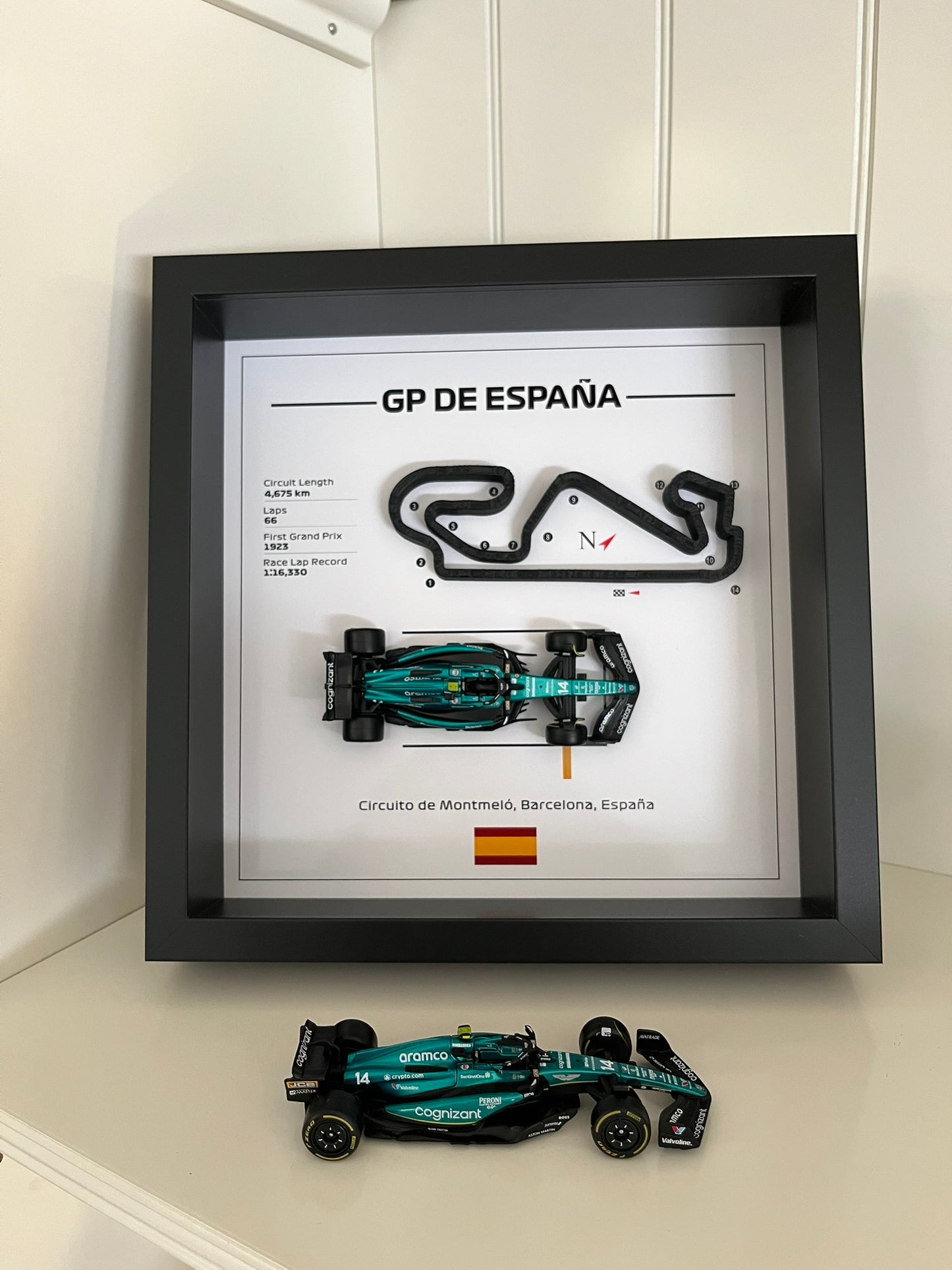 Crea tu cuadro de Formula 1: Circuito + Piloto