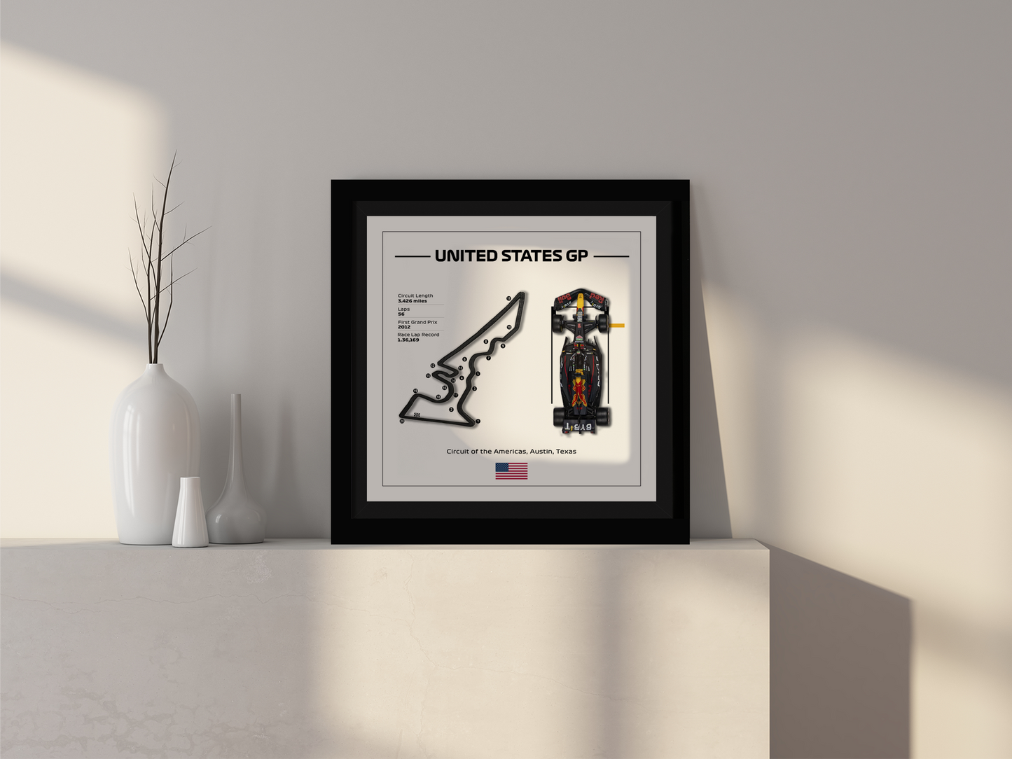 Crea tu cuadro de Formula 1: Circuito + Piloto