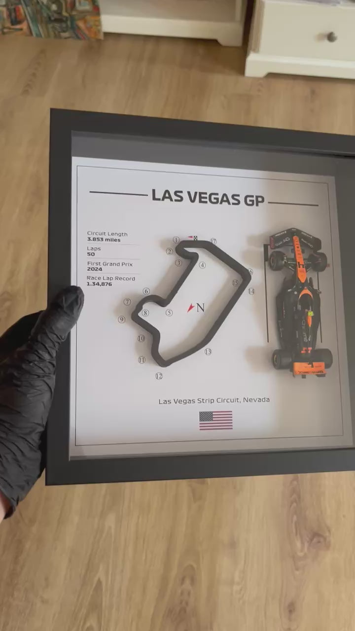 Crea tu cuadro de Formula 1: Circuito + Piloto